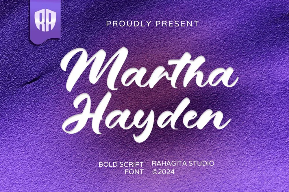 Martha Hayden Font - Kiwi Fonts