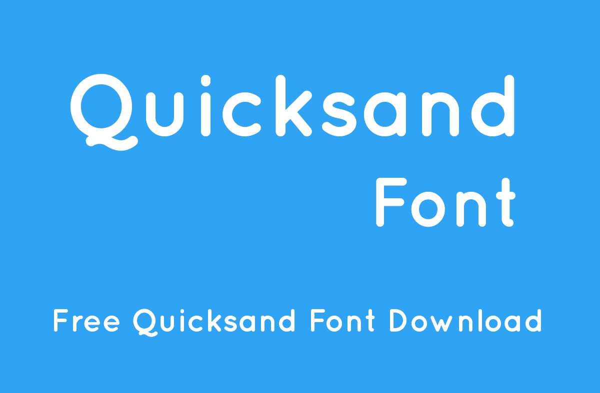Quicksand Font Family