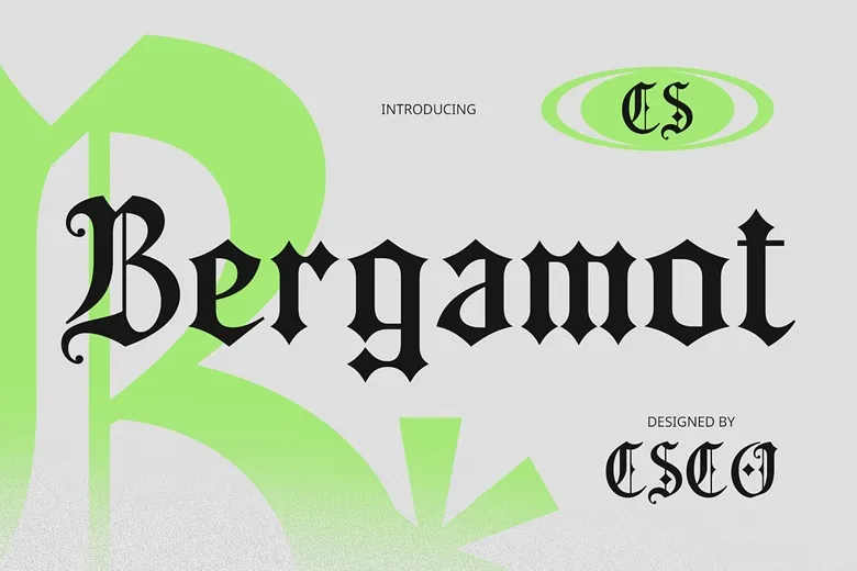 CS Bergamot Font Family